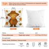 Retro Thanksgiving Cushions Pillowcase Polyester Cushion Cover Throw Pillow Sofa Decoration Pillowcover Home Car Sofa Decor
