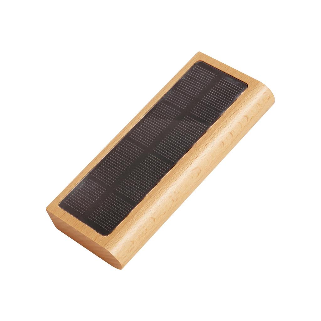 Smart Rechargeable LED Night Light: Solid Wood with Motion Sensing for Home & Hallways
