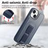 For iPhone 15 Magnetic Case CASENEO Wristband PU Leather + PC Shockproof Phone Cover