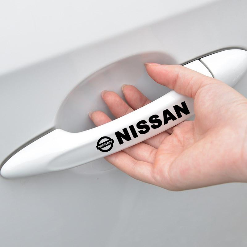 4 Buc. Autocolante Mânere Uși Auto Autocolante Anvelope Oglindă Retrovizoare Accesorii pentru Nissan Nismo Juke Leaf Micra K12 Note Patrol Qashqai J11 J10 Tiida Versa