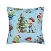 Toy Story Cartoon Movie Christmas Square Pillow Cases  Cushion Cover Vintage Zippered Decor Pillowcase for Home 45x45cm
