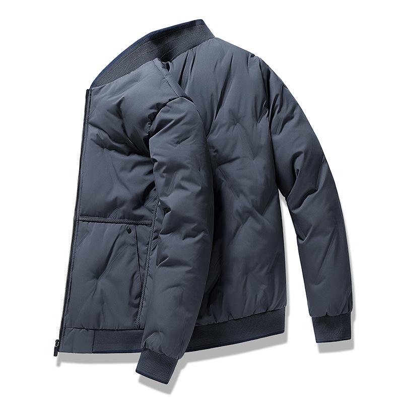 Giacca Invernale In Cotone Taglia Grande Moda Uomo Collo Baseball Ispessita Giacca Invernale Casual Giacca In Cotone