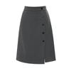 TVIEW Snap Button Midi Skirt_V6C-Csk011