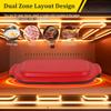 Microwave Egg Cooker 2 Cavity Silicone Microwavable Egg Poacher and Fryer for Breakfast Sandwiches Dishwasher Safe 2 Cavity