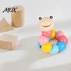 Caterpillar Fidget Kids Wooden Bead Toy, Educational Twisting Toy for Fine Toys Motor Skills, Number Color Preschool Learning Toddlers Early Education