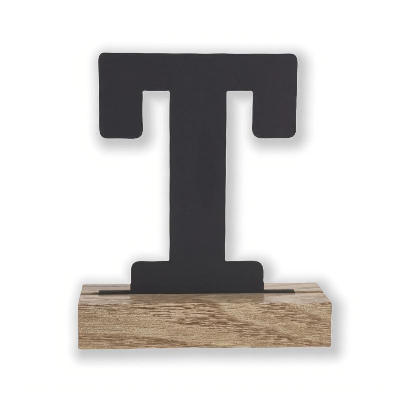 Rustic Artificial Wood Alphabet Letter Vintage Style Desktop Decor for Home Birthday Christmas Wedding Party Supplies