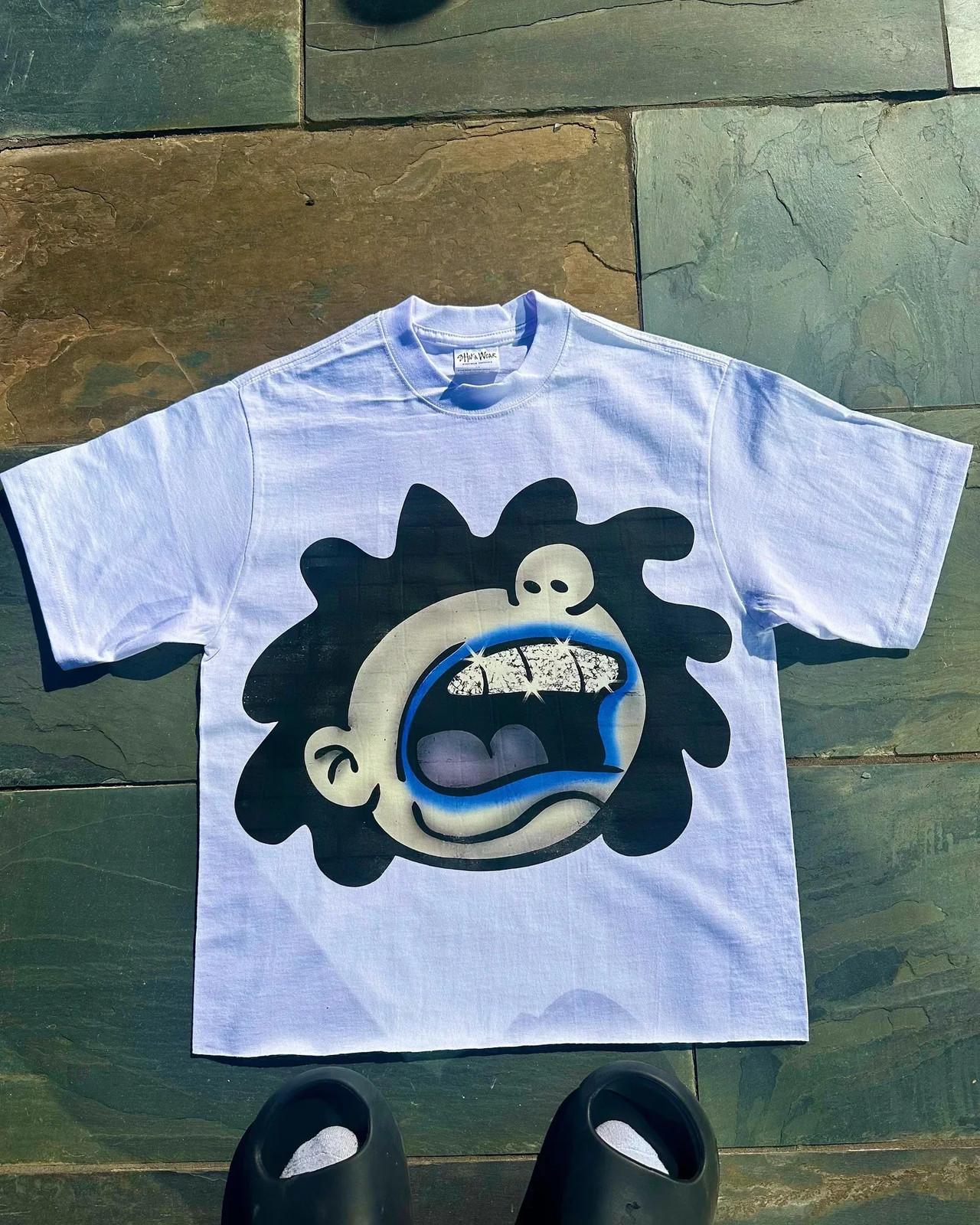 Cartoon Graphic Mens Y2KT Shirt Retro Character Streetwear Cotton Tee S-4XL 2XL