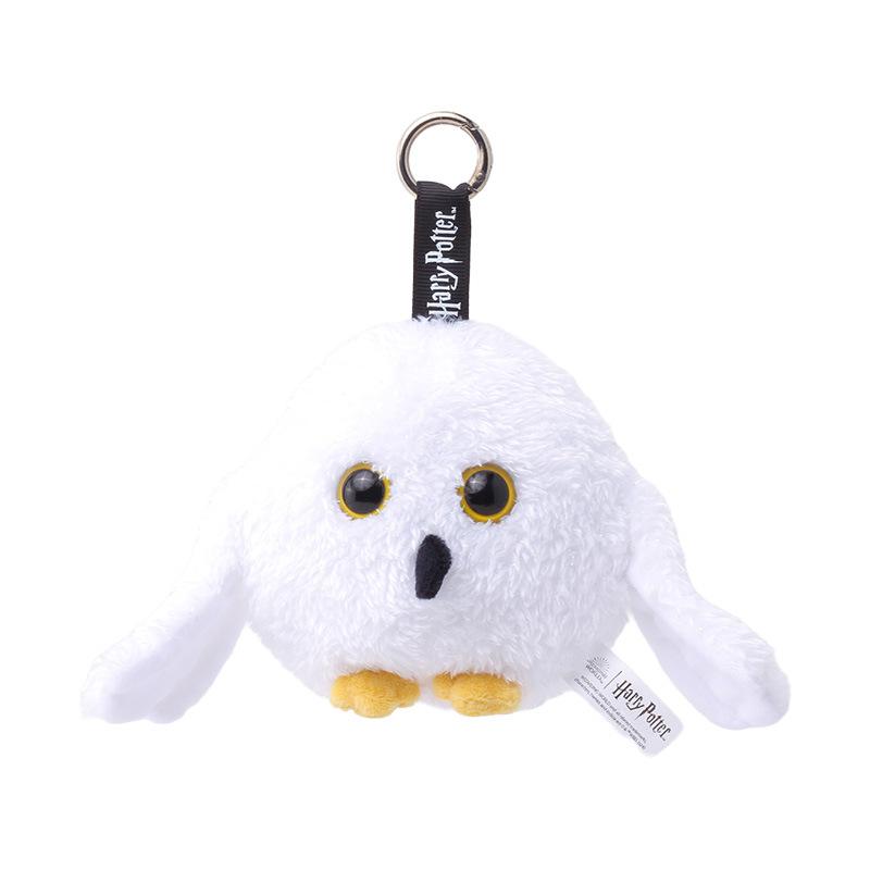 Harry Potter Hedwig Plush Keychain Coin Purse Earphone Bag Cute Cartoon Doll Gift