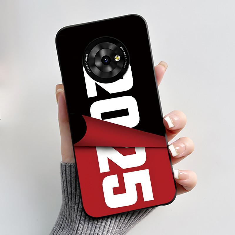 

New Unique Cartoon Design Soft Silicone Black Casing For TCL Suixuetang M1 Fluffy Kitten Pattern Shockproof Protective Cover TCL Suixuetang M1