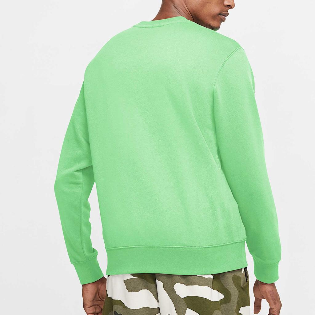 Nike Sweatshirts Men's Steam Green Crew Neck Moderate Regular BV2667-376