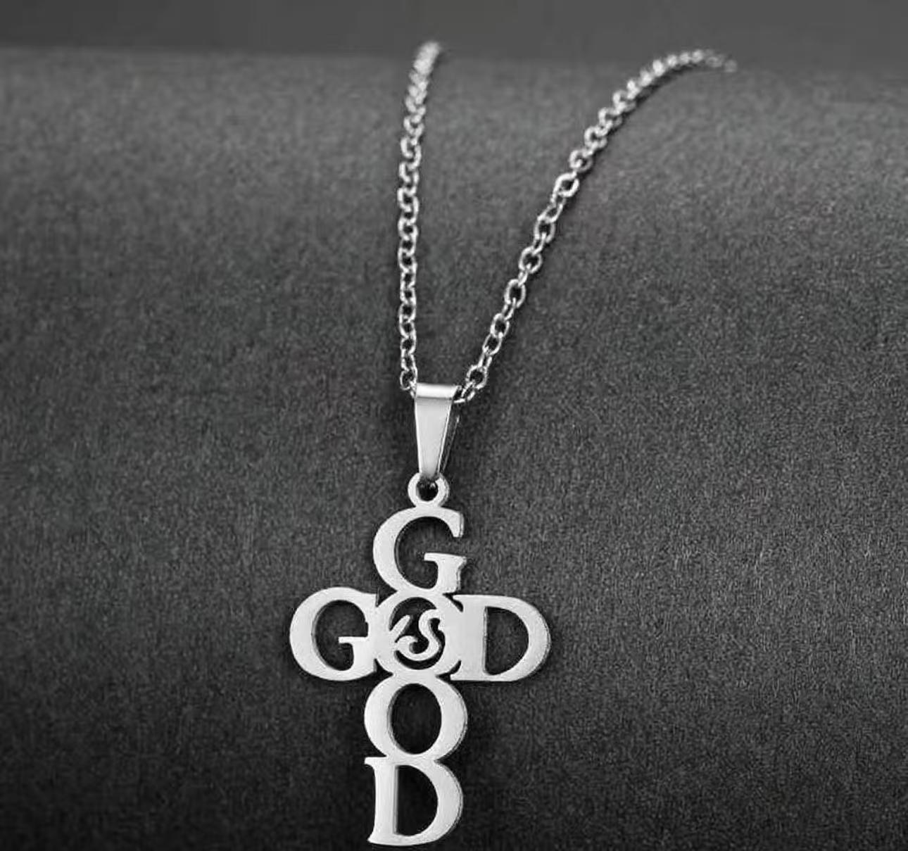 Cross Necklace Men s Hip Hop Accessories Necklace Versatile Accessories 60CM