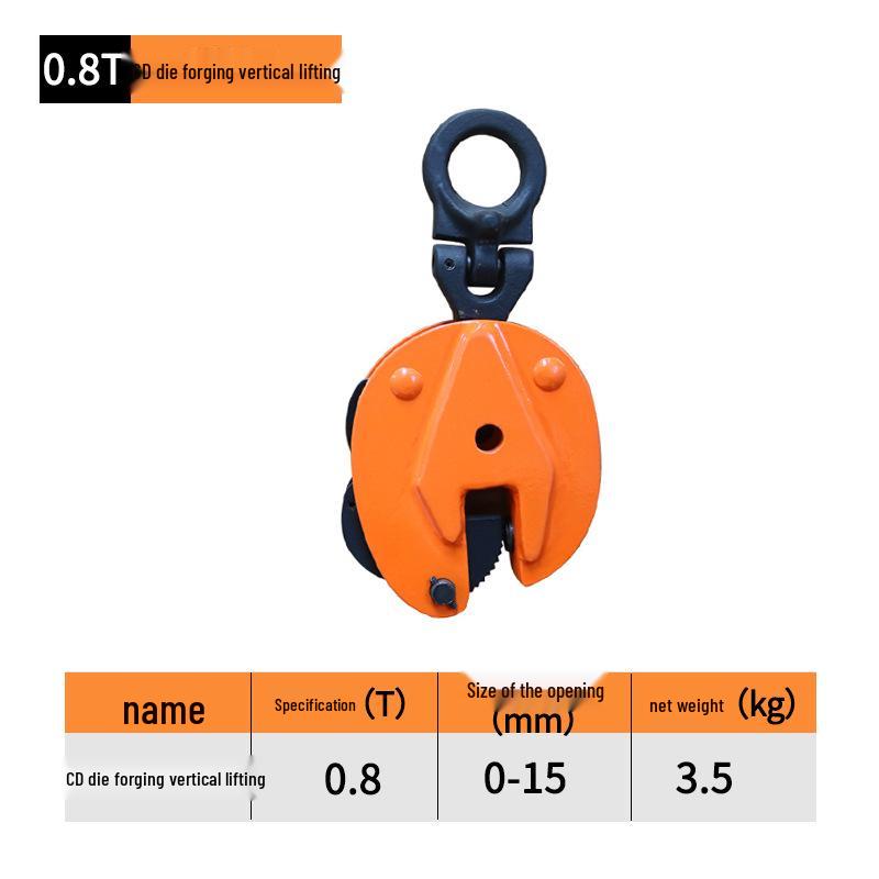 Chenghua Juli Multi-Purpose Lifting Clamp: 1T-5T Capacity for Horizontal, Vertical & Flat Steel Plates