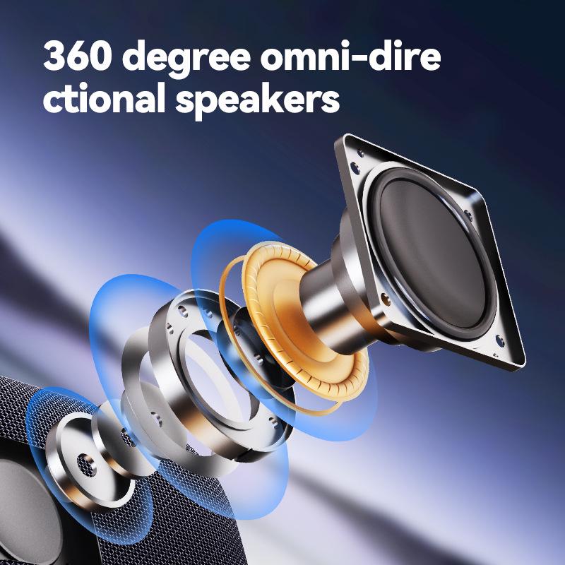 4GO Portable Mini Bluetooth Speaker - Waterproof, High-Quality Sound, Outdoor Subwoofer