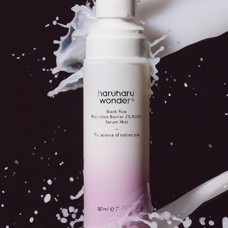 HARUHARU WONDER Schwarzer Reis Probiotika Barriere 2% NAD+ Serum Spray 80ml