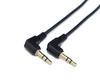 0,5m/1m 3,5mm samec-samec konektor prodlužovací kabel úhel 90 stupňů pro auto AUX reproduktor stereo audio kabel