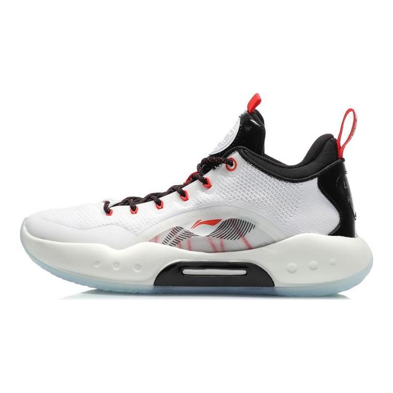 Li Ning Yushuai 14 Low Textile, TPU Cushioning Slip Resistant Abrasion Resistant Mid top Basketball Shoes Men's ABAQ067-2