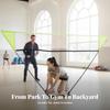Badminton Net with Stand Easy Setup Set Minimal Space for Backyard
