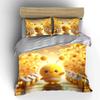 Ensemble de décoration abeille mignon – Ornement de maison Couette douce et confortable Ensemble de literie Comprend 1*Housse de couette & 2*Taies d'oreiller cadeau
