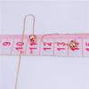 Exquisite Russian 585 Purple Gold Fashion Rose Gold Plated Shiny Round Bead Earrings Exquisite Korean Version Of Colored Gold Earrings