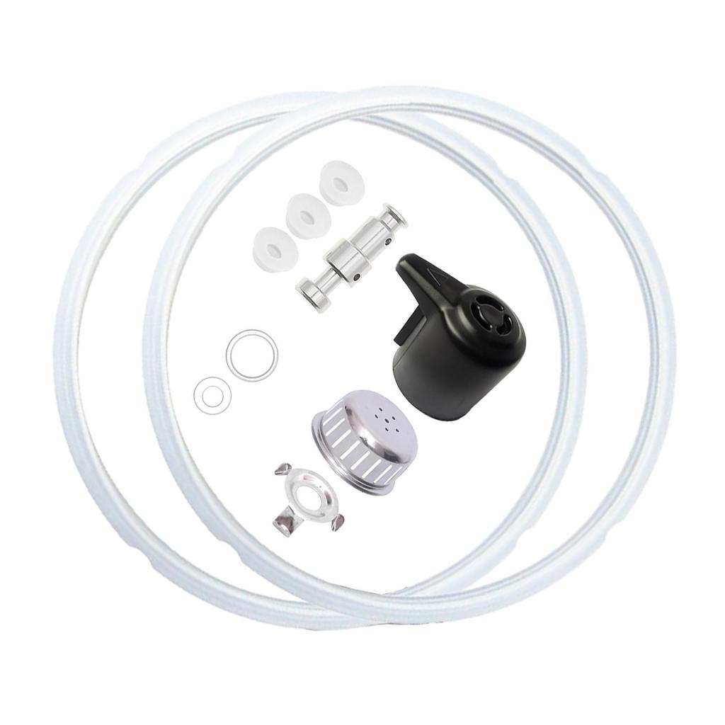 Comprehensive Pressure Cooker Accessory Set Dishwasher Safe Part for 5/6QT Featuring Anti Blockage Sealing Rings