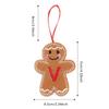 A-Z Gingerbread Man Doll Christmas Decoration Pendants Xmas Tree Hanging Ornament Christmas for Home New Year Kids Gift