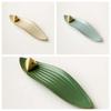 Boat Shape Zongzi Incense Holder Mini with Zongzi Leaf Base Incense Stick Burner Zen Style Traditional Aromatherapy Ornament