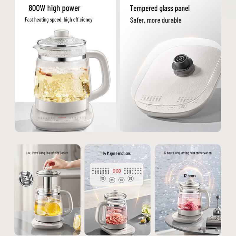 Supor ZMD 1.5L Multi-function Wellness Kettle CN Plug (adapter Included)