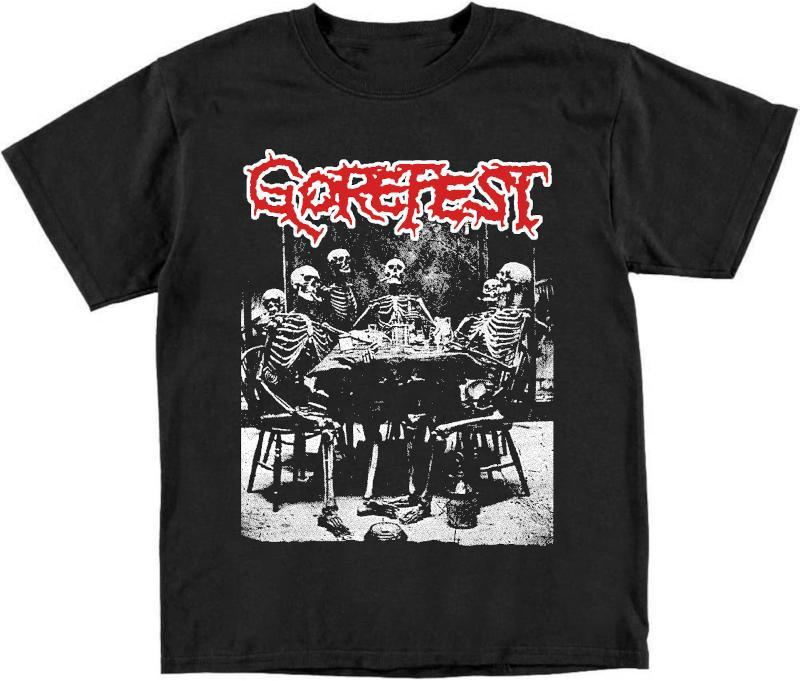 Винтажная футболка GOREFEST с логотипом группы Тур Подарок для фаната S5XL XXXXL