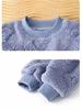 Winter Boys Girls Thick Warm Sets Autumn Kids Flannel Pajamas Suits Baby Long Sleeve Padded Sleepwear Outfits Children Clothes