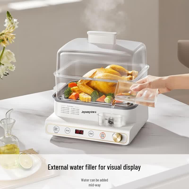 Joyoung GZ572 3-Tier Large Capacity Electric Steamer CN plug (adapter included)