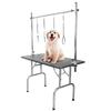 Stainless Steel Pet Grooming Table Beauty Desk Adjustable Height Clamp Holder for Dog Cat