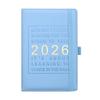 2026 A5 Englischer Jahresplaner mit Gummiband - Kreatives Notizbuch