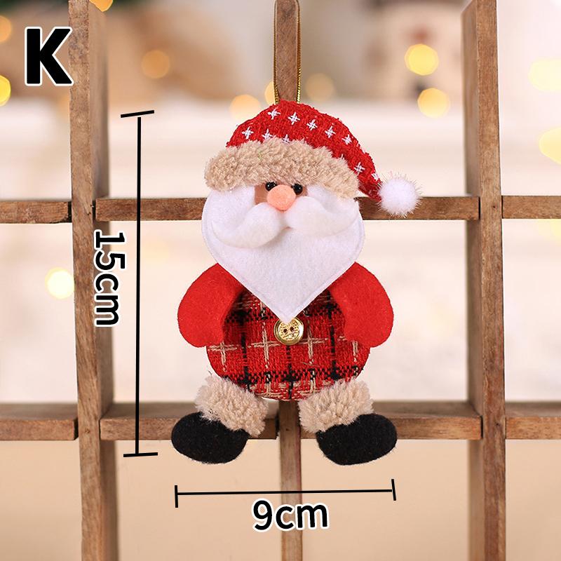 1PC Decor Christmas Hanging Gift Cloth Pendant Doll Christmas Decortion Craft Kids Toys