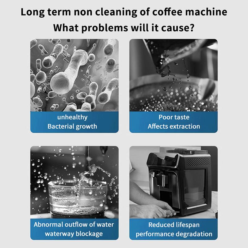 Espresso Machine Cleaning Tablets Descaling-Backflush Oil Remover Solution Cleaner Clean Tablet,Special Cleaning Pill For Coffee
