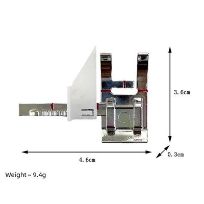 Multi-Function Sewing Machine Ruler Presser Foot with Fixed Gauge
