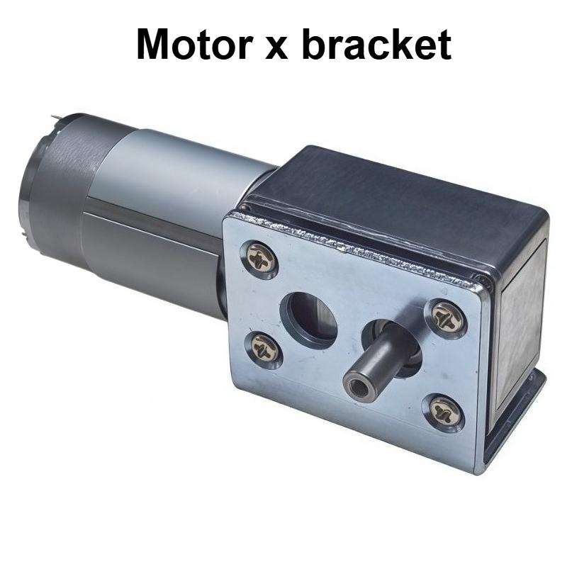 DC Electronic 4632-395 Worm Gear Motor Low Speed 7-201RPM Worm Reduction Gearbox Engine 12V 24V Self-locking Geared Motor