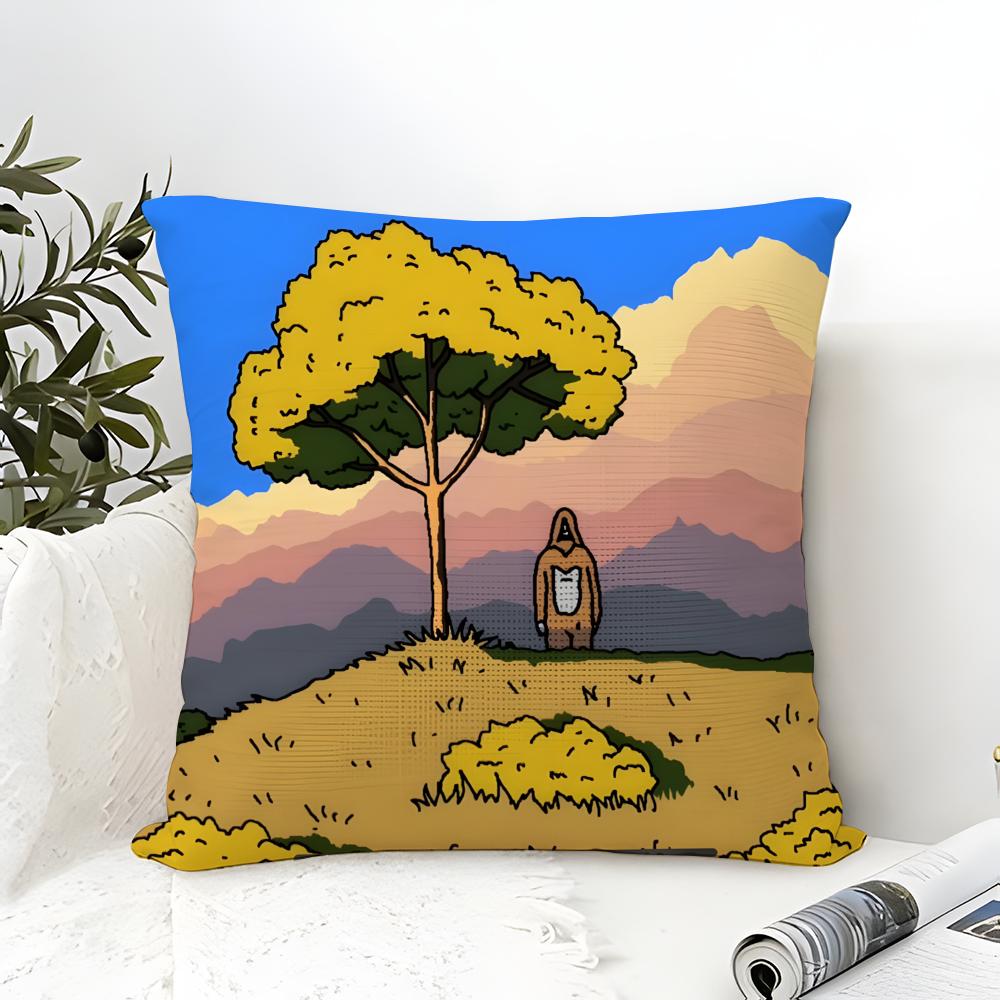 Web Series Cartoon T-The Big Lez Show 4 Pillow Case Linen Pillow Case Sofa Home Decor Cushion Cover Cushion Cove