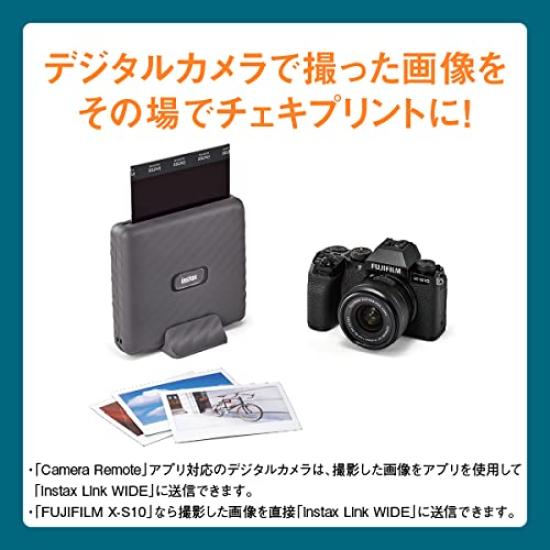 Fujifilm Instax Link Wide Smartphone Printer in Ash White LINK WIDE A Perfect for Christmas or New Gifts "Cheki" (INS WHITE) - Year's