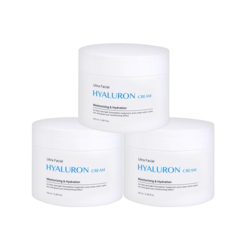 (3ea) Foodaholic Ultra Facial Hyaluronic Cream 100ml/Moisture Cream Wrinkle Improvement Moisture High Moisture