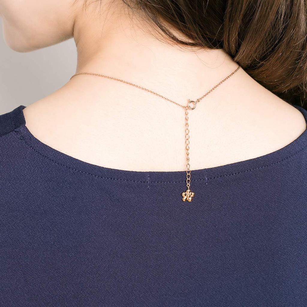 WISP Disney Minnie Silver Choice of Birthstone June Comes with Cake Cute [Wisp Disney] Necklace, Moonstone, Box, Women, Girlfriend, Gift, Birthday,