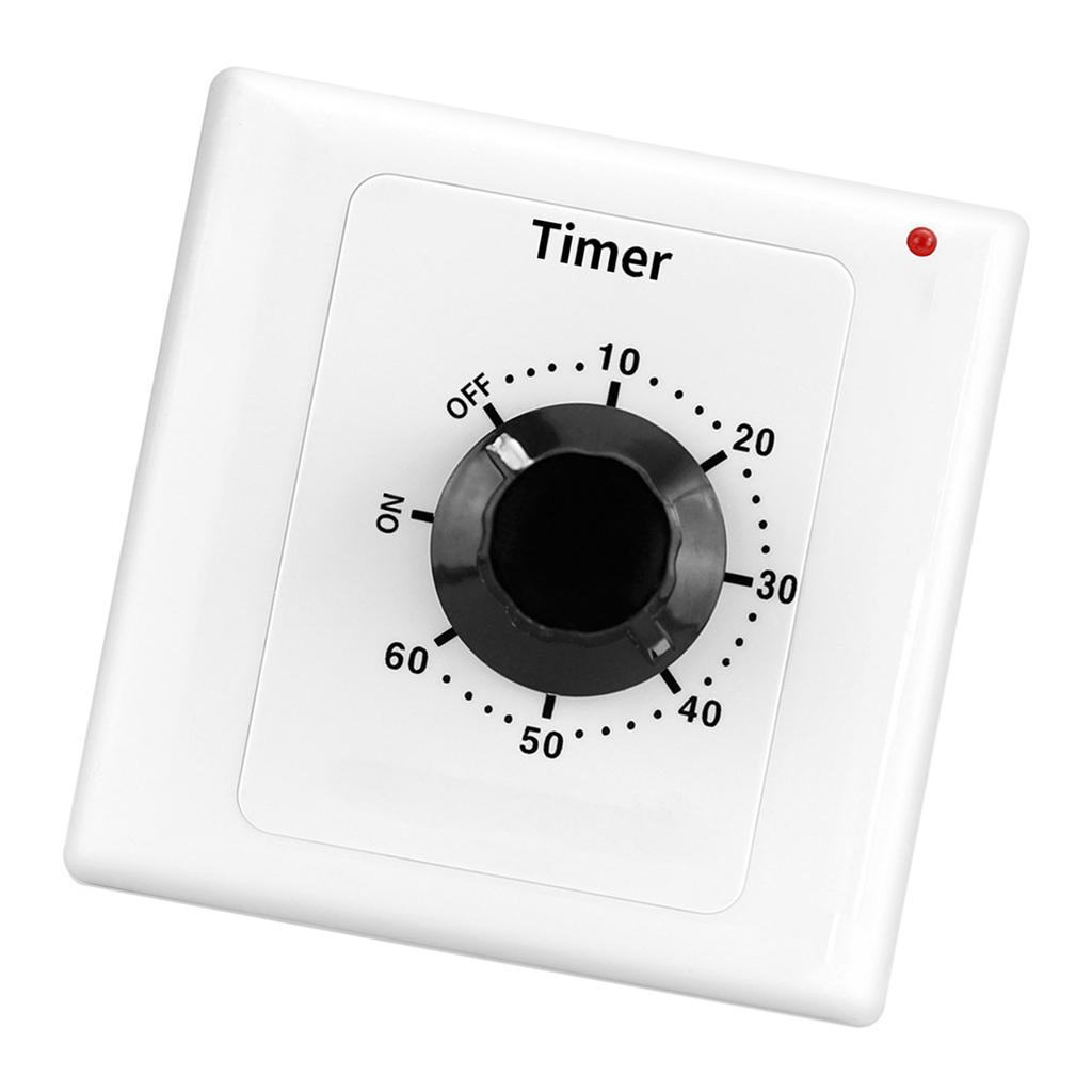 Wall Mechanical Countdown Timer Switches Highly Power Timing Controller Switches Digital Timer Control Switches Plate