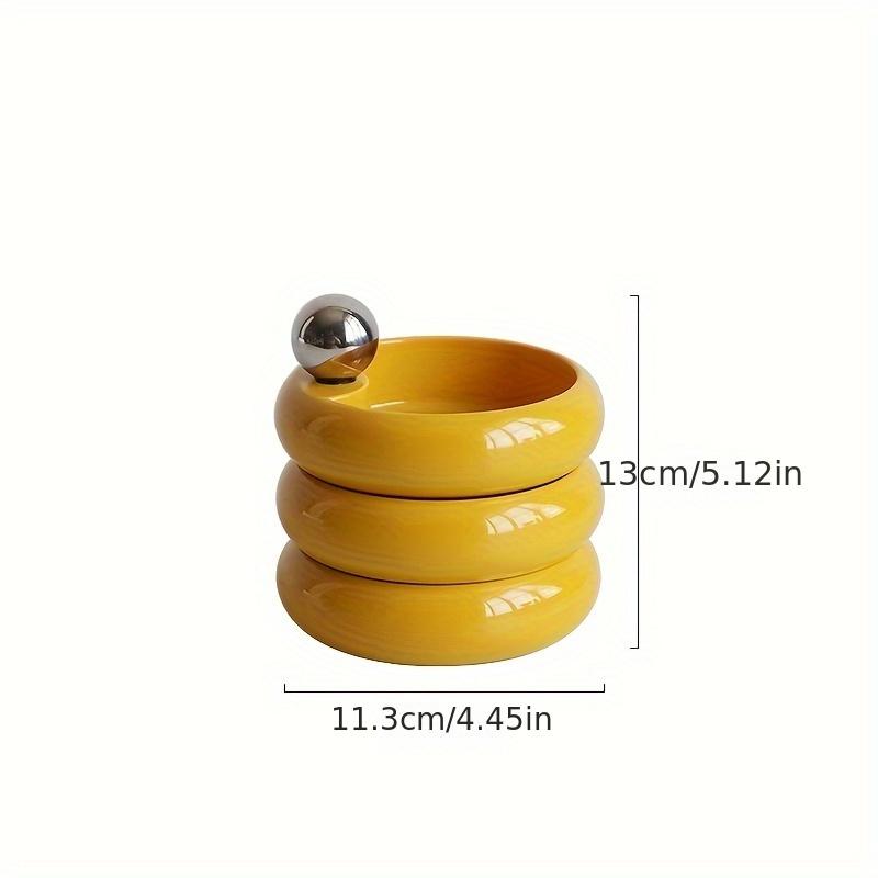 

Metal Handle Jewelry Storage Box Multi-Layer Rotating Bedroom Cloakroom Jewelry Cosmetics Box Storage Bins for Home Organization жёлтый