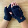 Mitten Winter Heated Gloves USB Electric Heating Gloves Full&Half Finger Warmer Gloves