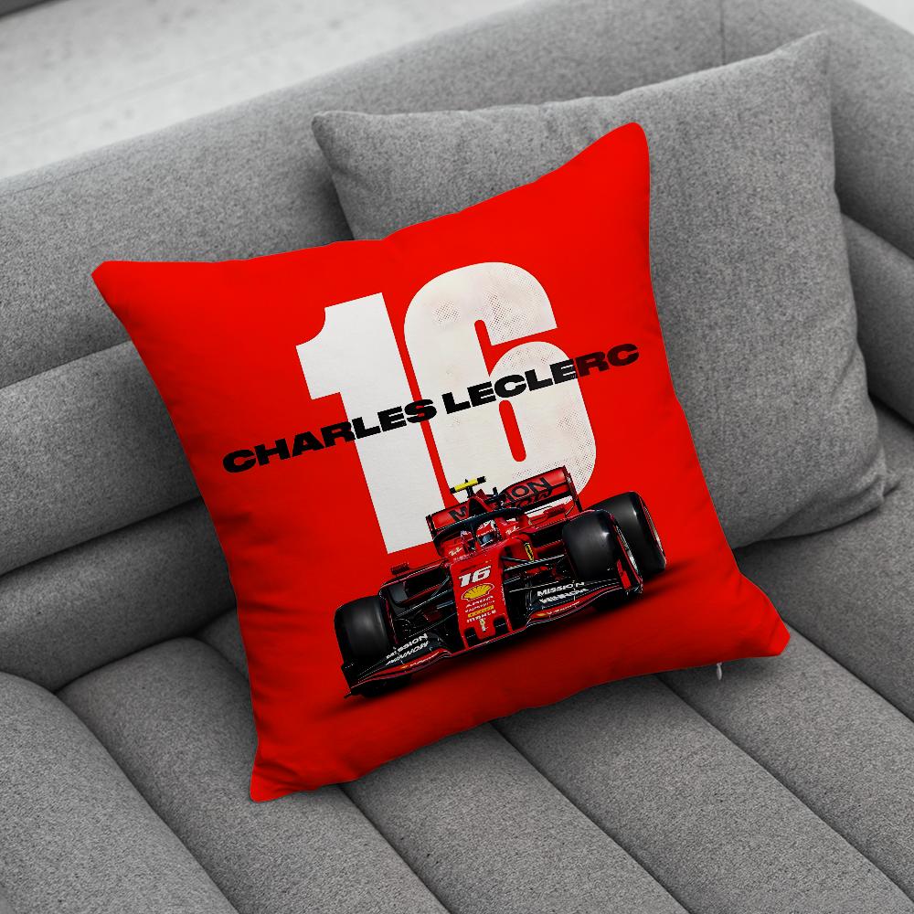 F1 16 CCharles LLeclerc Pillow Case Soft Cushion Cases for Farmhouse Sofa Decor Home Decorations and Protector