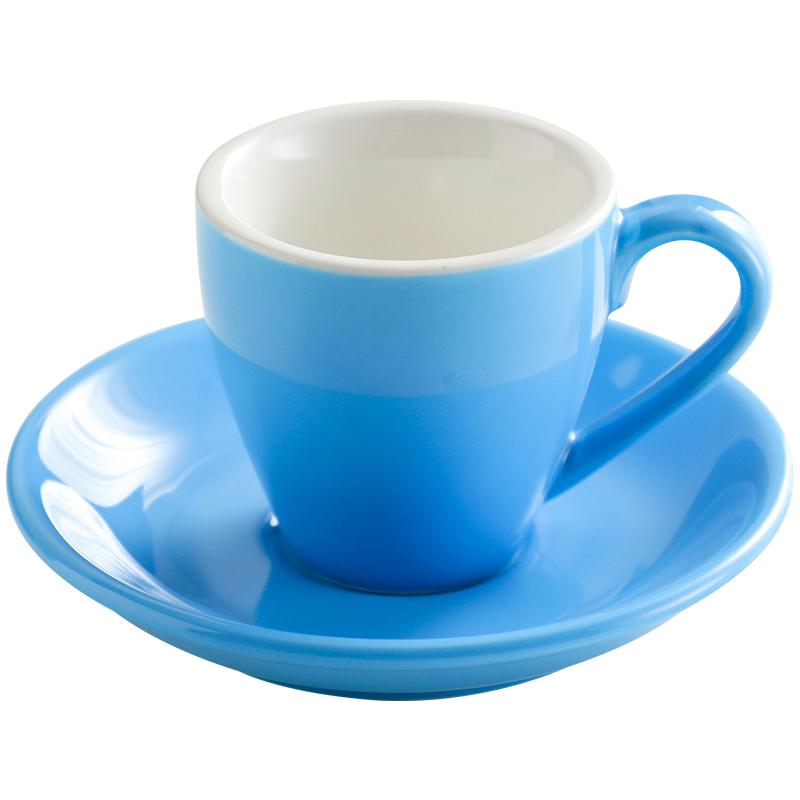 80ml Keramik Espresso Tasse Zarte Mini Tasse mit Untertasse Macaron Bunt Frühstück Brot Milch Tasse Heim Büro Tasse Kunst Dekoration