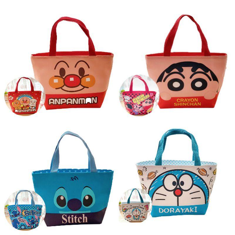 Stitch Cartoon Lunch Bag With Insulated Thermal Cooling Interior Durable Food Storage For Kids And Adults
