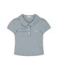 ILLIGO Dot Pintuck Collared Tee Melange