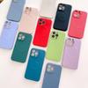 Liquid Silicone Case For iPhone 16 15 14 13 11 12 Pro Max Plus Phone Magnetic Wireless Charger For Magsafe Shockproof Back Cover