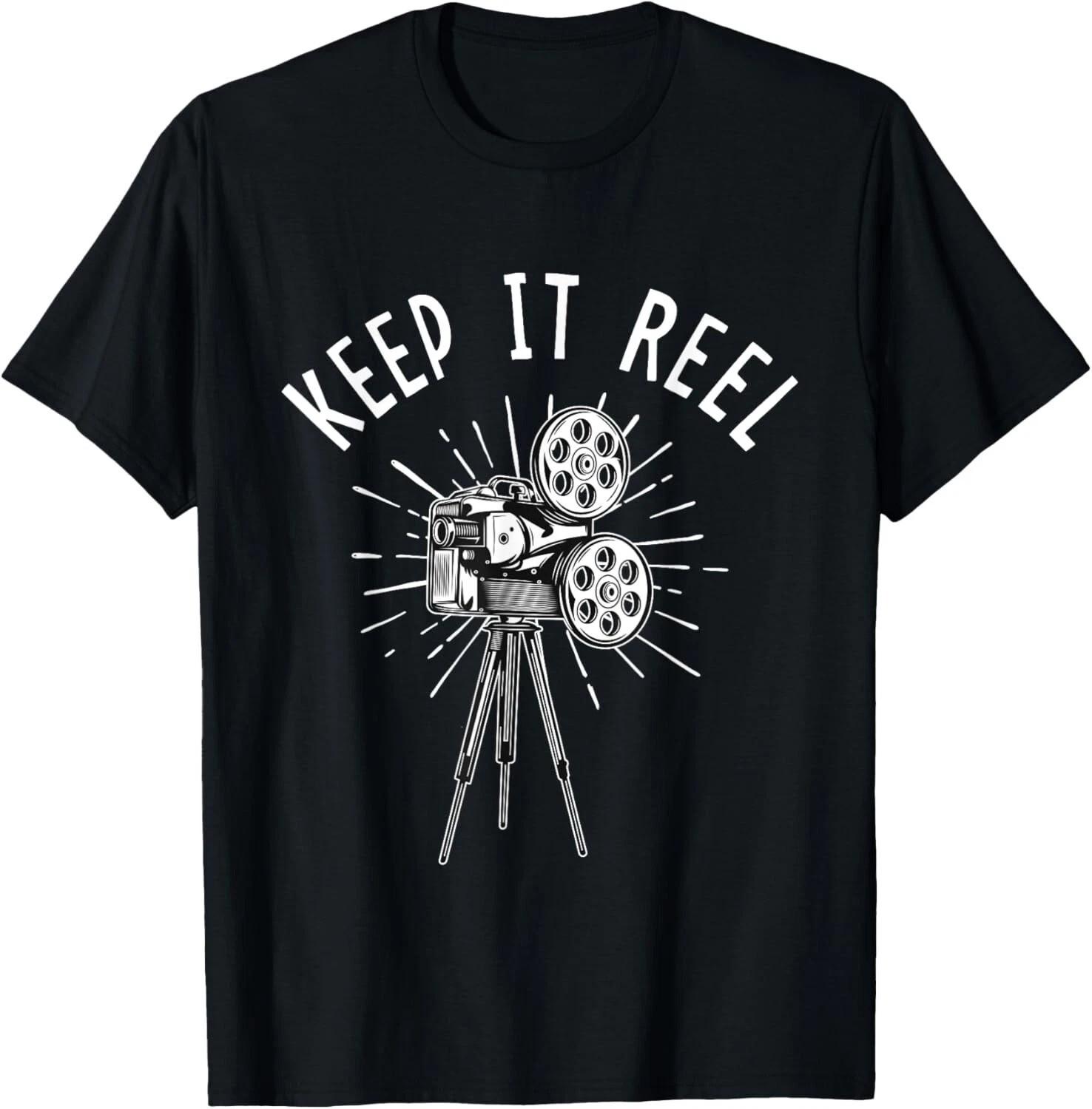 Keep It Reel - Filmmaker Movie Director Filmmaki Unisex Black T-Shirt S-5XL Q751 M