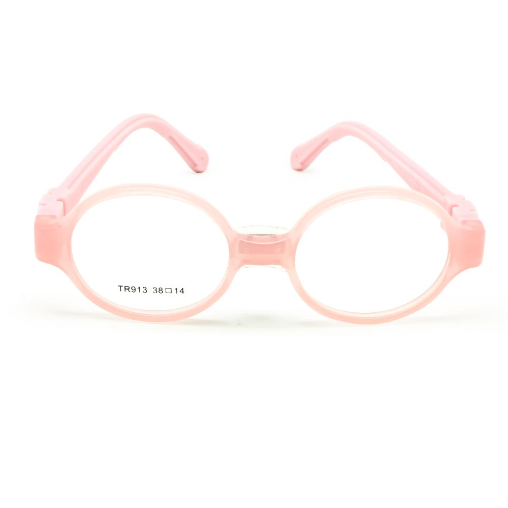 Children Optical Glasses Size 38 With Nose Pad No Screw Bendable Kids Frame Teens Silicone Safety Flexible